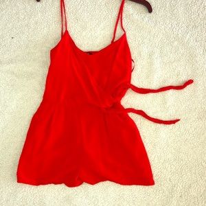 Red romper